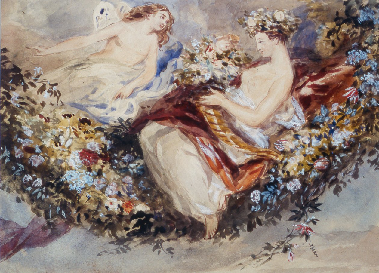 Flora og Zephyr av John James Chalon