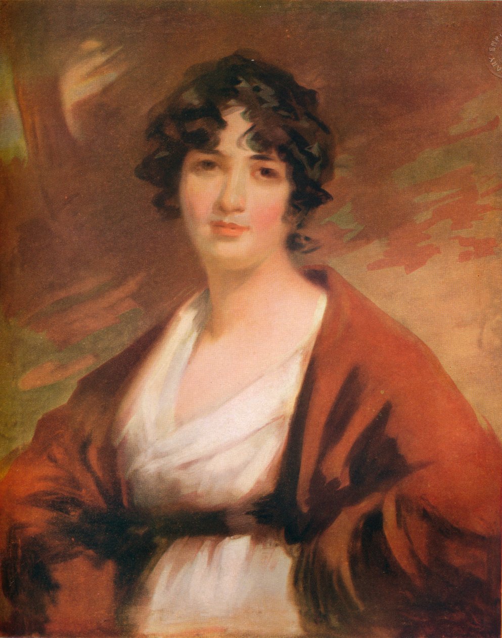 Portrett av fru Kenyon, 1807, 1919 av John James Masquerier