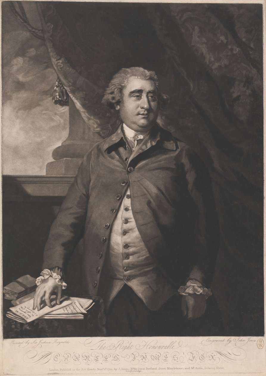 Høyre ærede Charles James Fox av John Jones