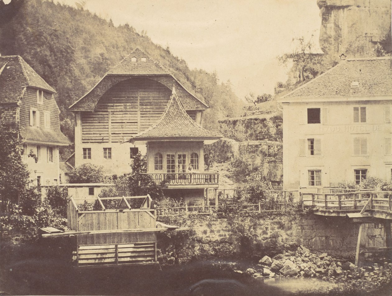 Utsikt i Sveits, 1850-tallet. av John Joscelyn Coghill