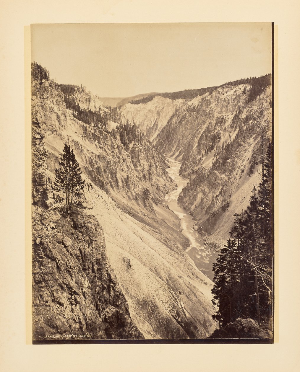 Yellowstones Grand Canyon av John K. Hillers