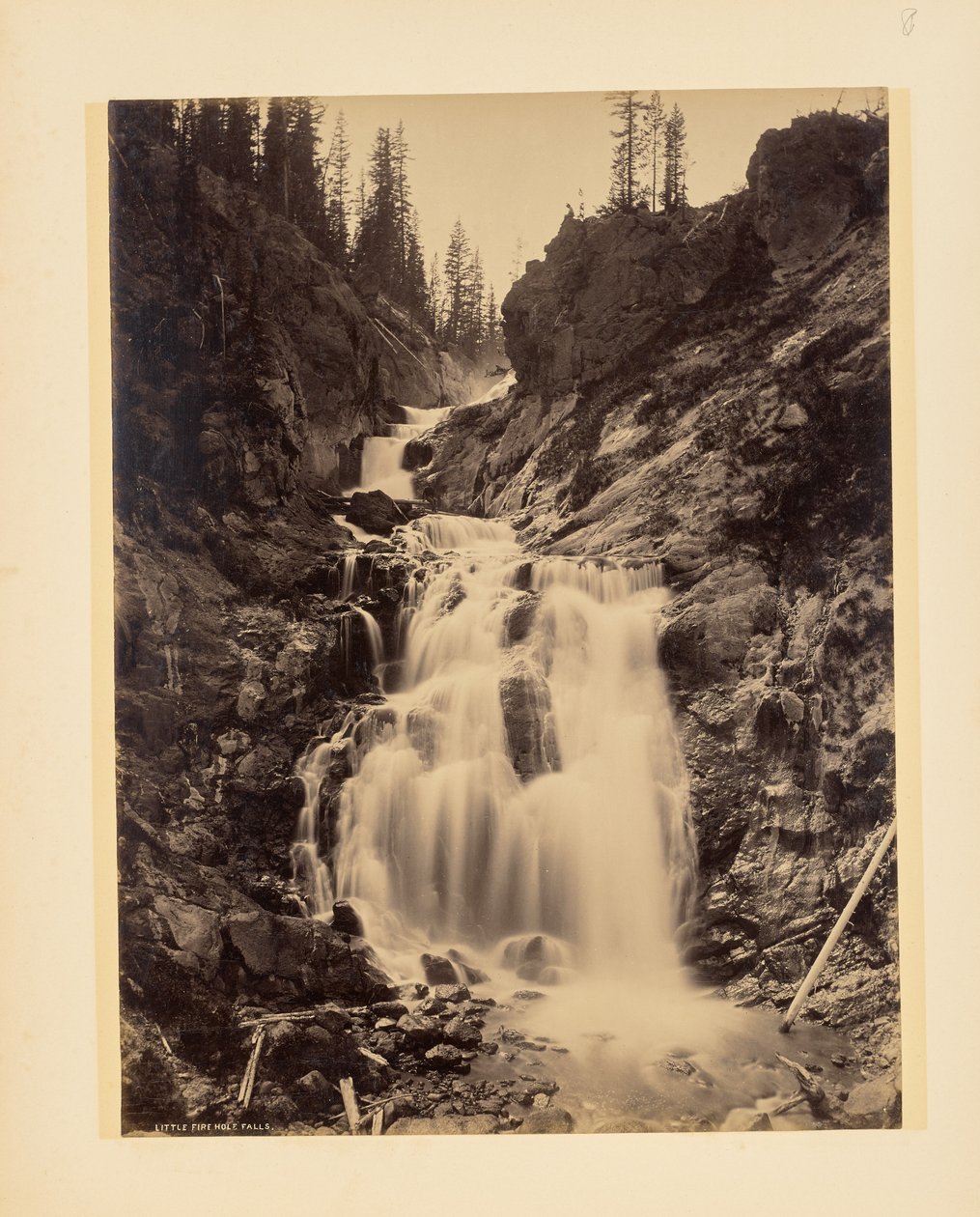 Little Fire Hole-fossene av John K. Hillers