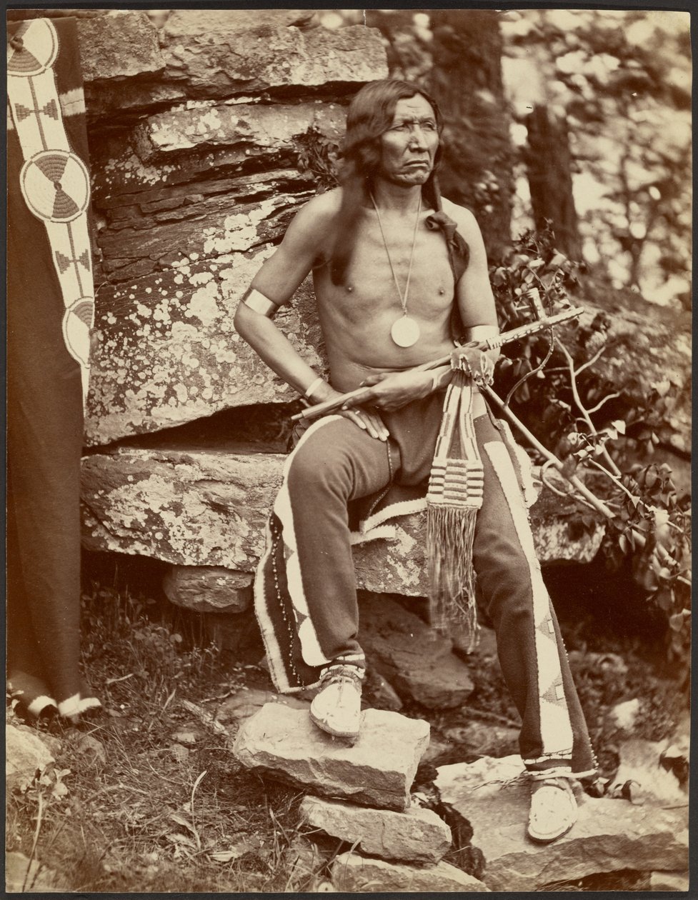 Yellow Bear, fra Muscogee-nasjonen i Okmulgee av John K. Hillers