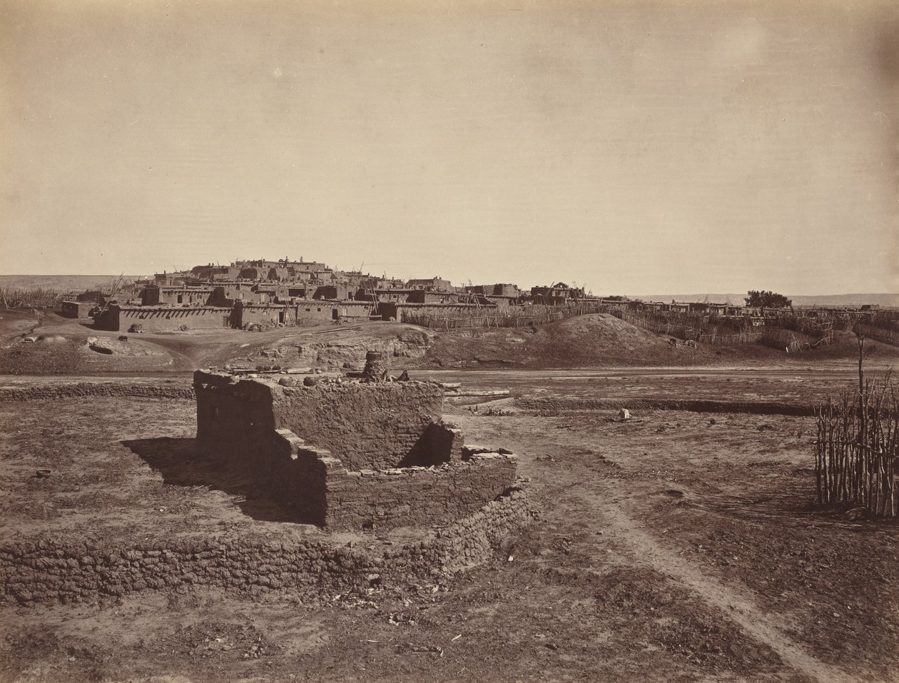 Zuni-pueblo av John K. Hillers