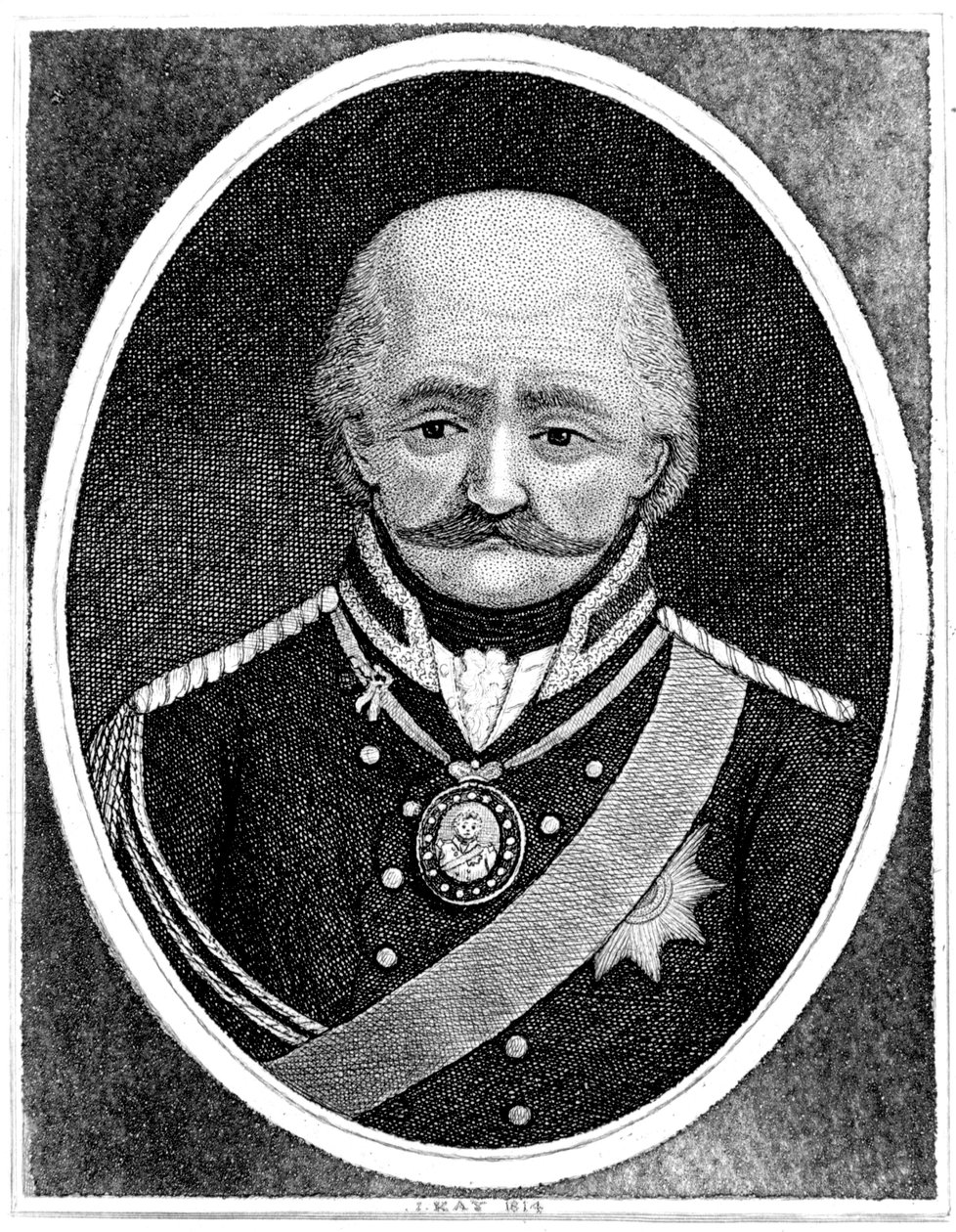 Gebhard Leberecht von Blucher, prøyssisk general, 1814 av John Kay