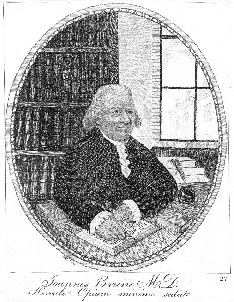 John Brown, skotsk lege, 1791 av John Kay