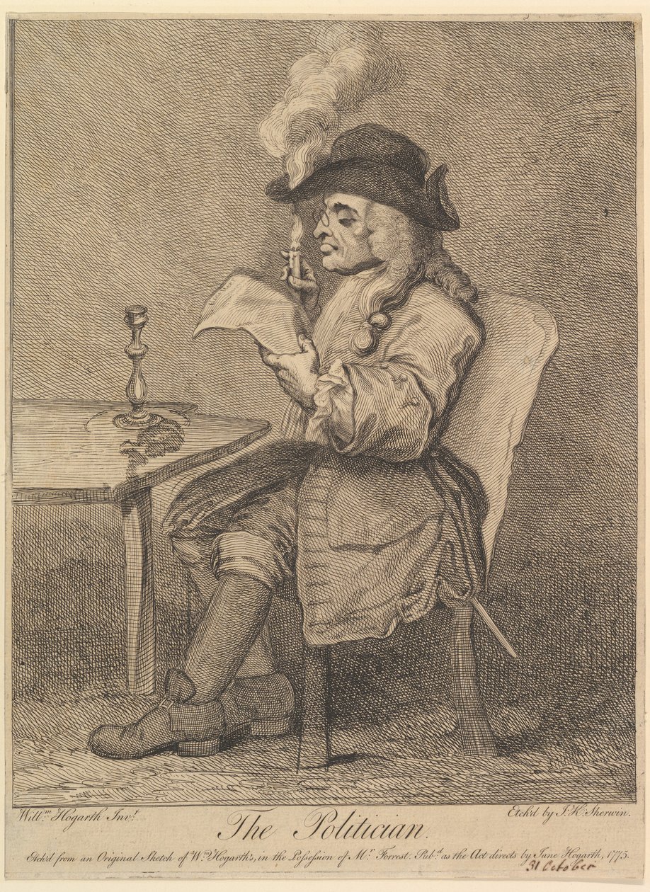 Politikeren, 1775. av John Keyse Sherwin
