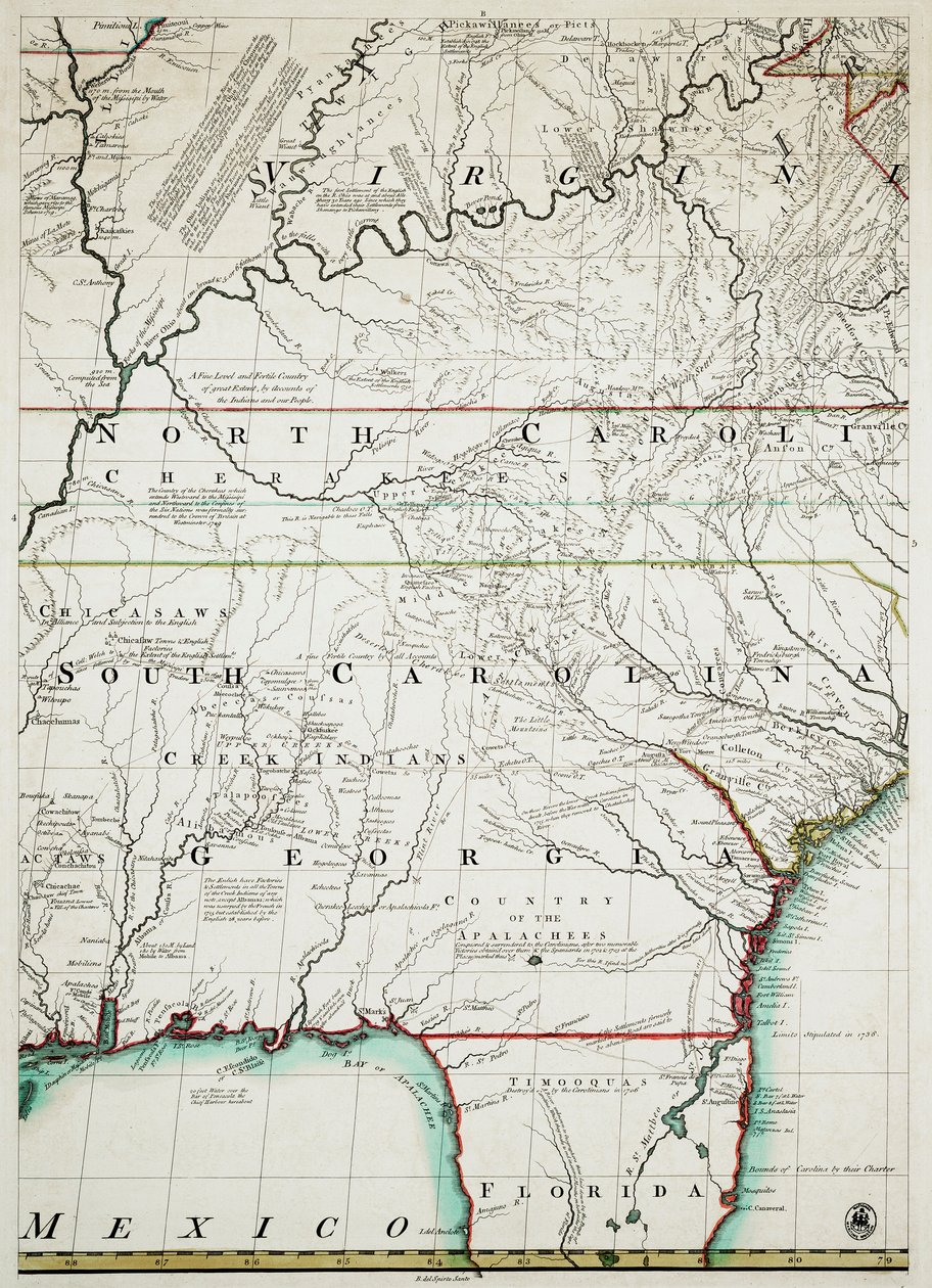  av John & Kitchen Thomas & Mitchell (fl.1755 Mitchell
