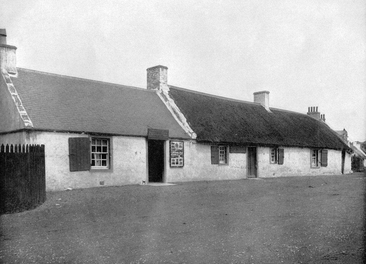 Burns Cottage, Skottland, 1893. av John L. Stoddard
