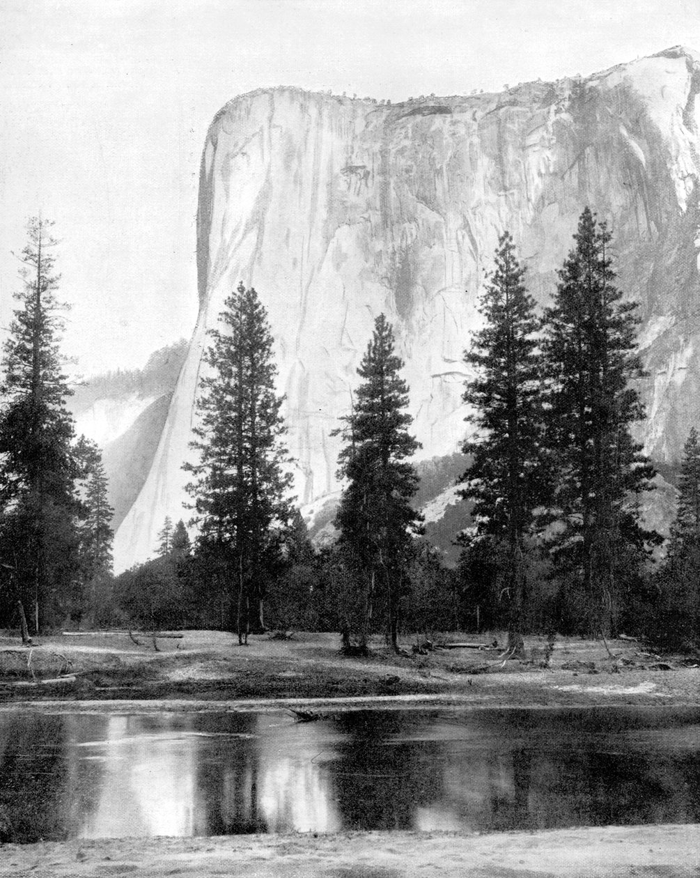 El Capitan, Yosemite Valley, California, USA, 1893. av John L. Stoddard