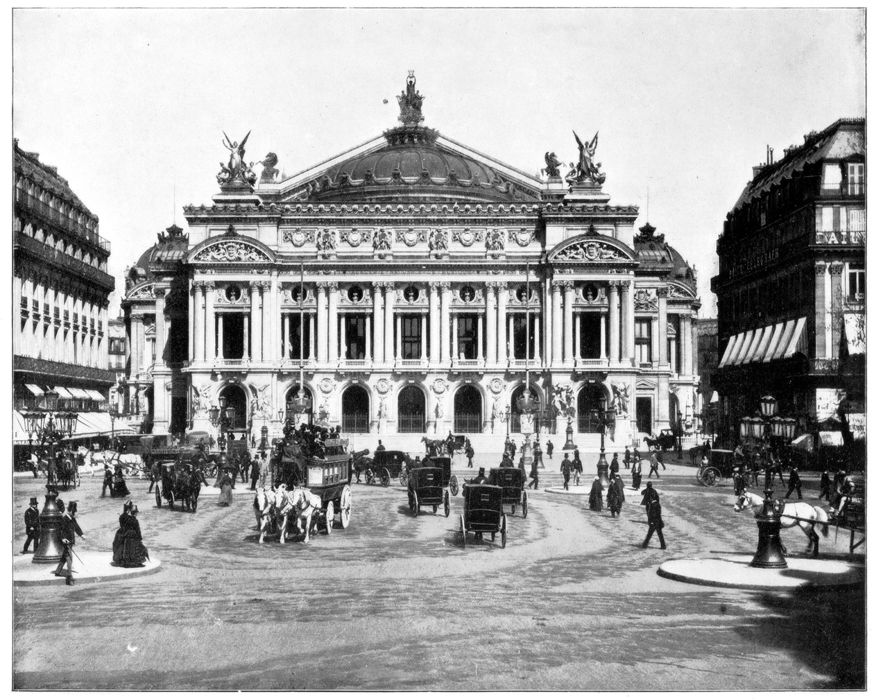 Grand Opera House, Paris, sent på 1800-tallet av John L. Stoddard