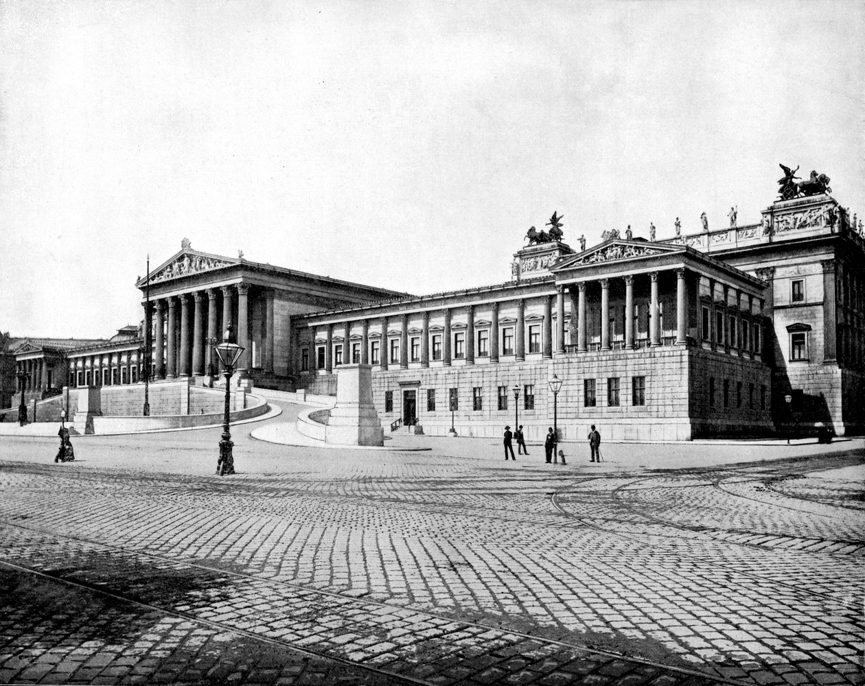 Houses of Parliament, Wien, 1893. av John L. Stoddard