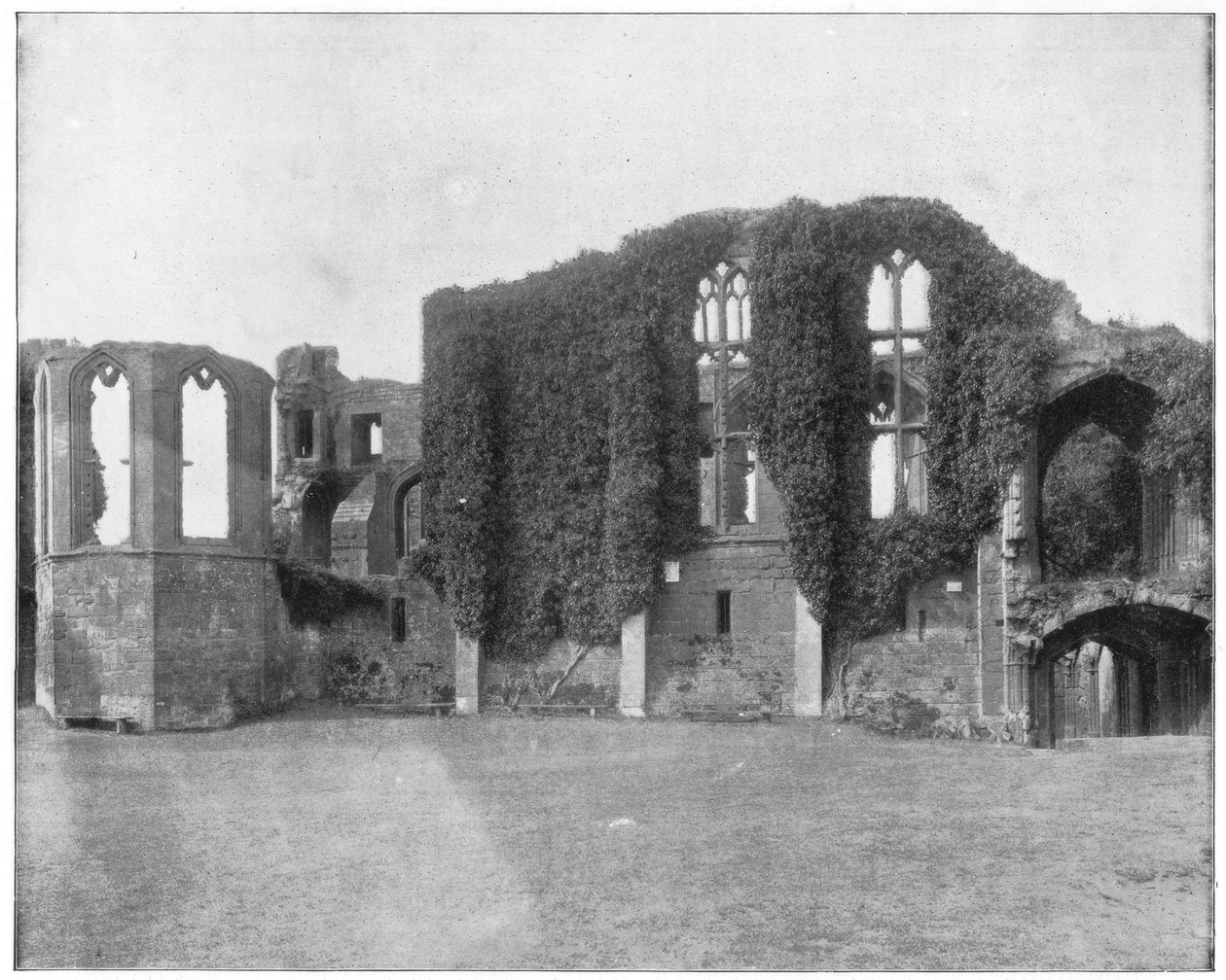 Kenilworth Castle, England, sent på 1800-tallet. av John L. Stoddard
