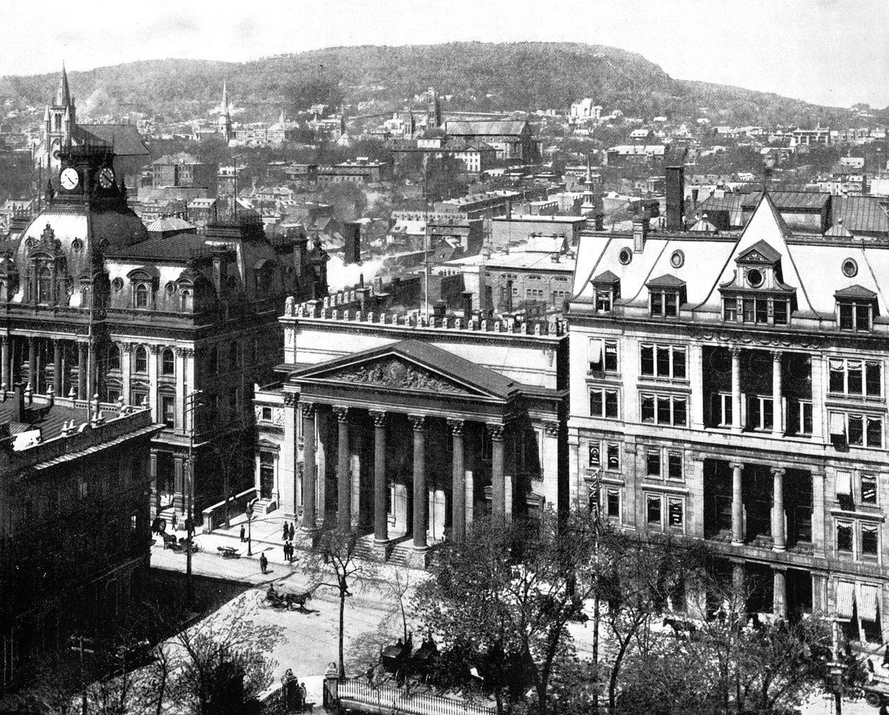 Montreal og Mount Royal, Canada, 1893. av John L. Stoddard