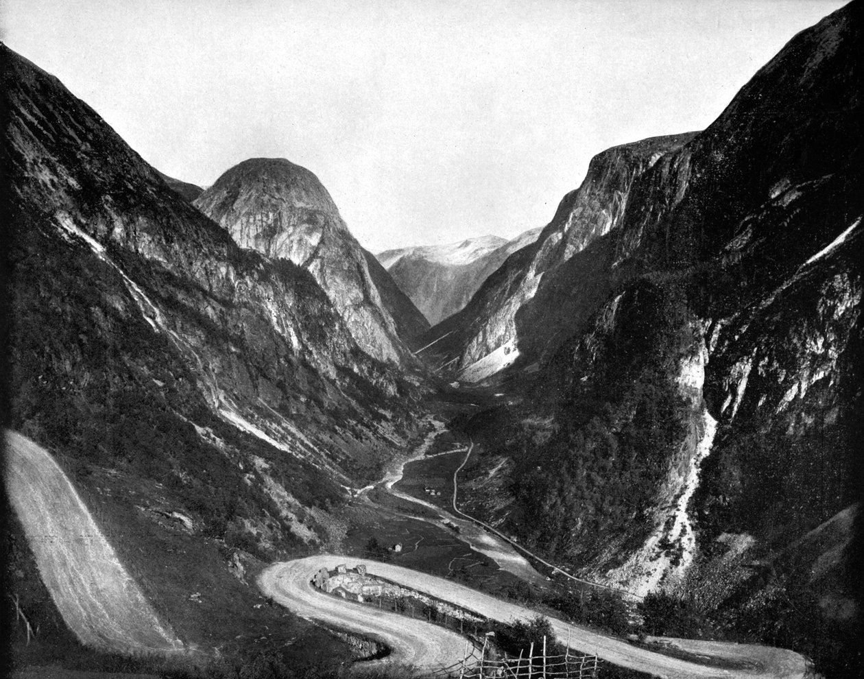 Nærdalspasset, Norge, 1893. av John L. Stoddard