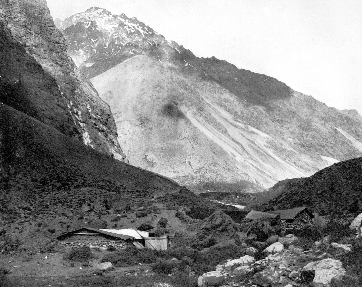 Pass of Uspallata, Andesfjellene, Sør-Amerika, 1893. av John L. Stoddard