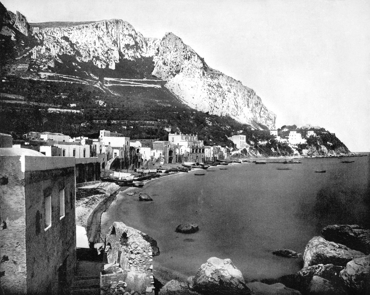 Marinaen, Capri, Italia, 1893. av John L. Stoddard