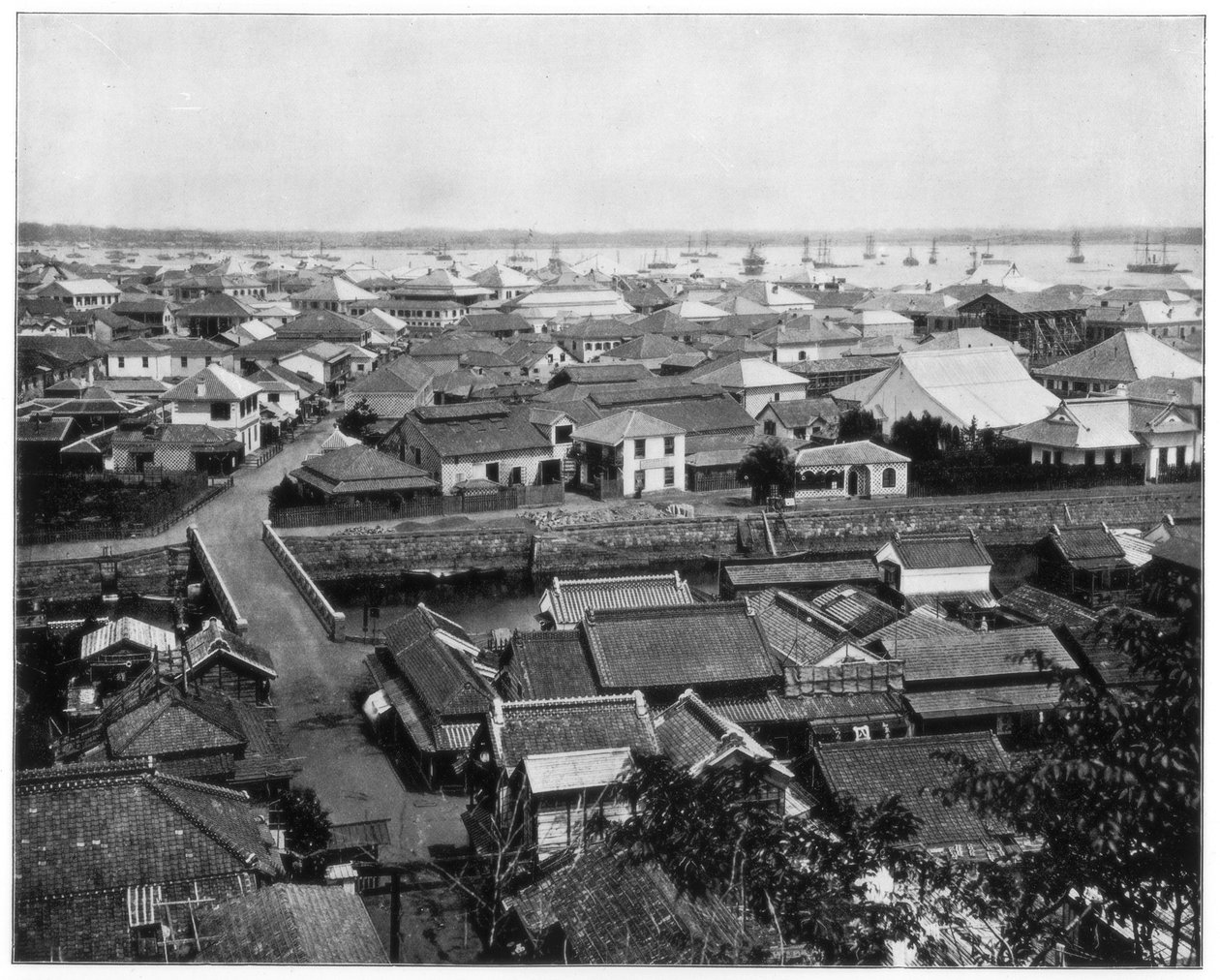 Yokohama, Japan, slutten av 1800-tallet av John L. Stoddard