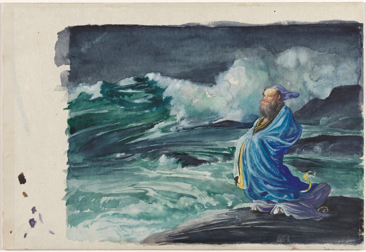 En Rishi rører opp en storm av John La Farge