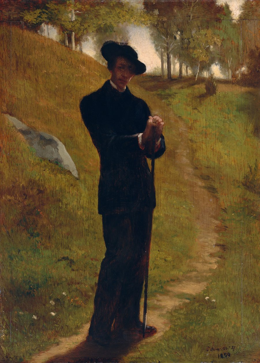 Portrett av maleren, 1859. av John La Farge