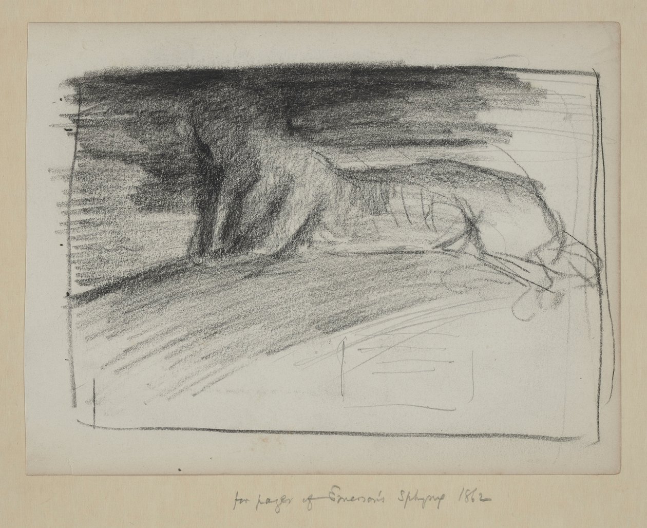 Studier for Emerson av John La Farge