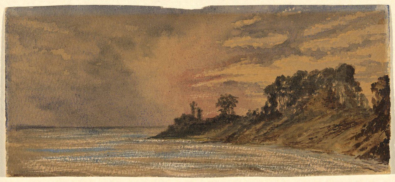 Solnedgang ved Red Spring av John La Farge