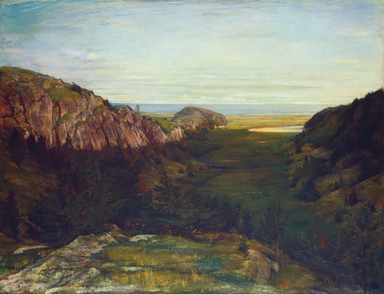 The Last Valley - Paradise Rocks, 1867-1868. av John La Farge