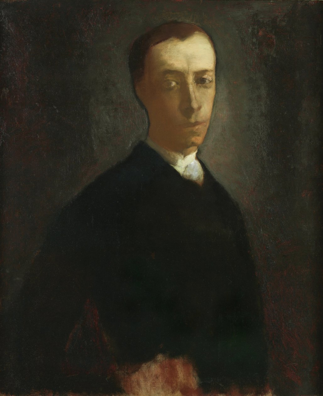 Selvportrett, 1864 av John La Farge or Lafarge