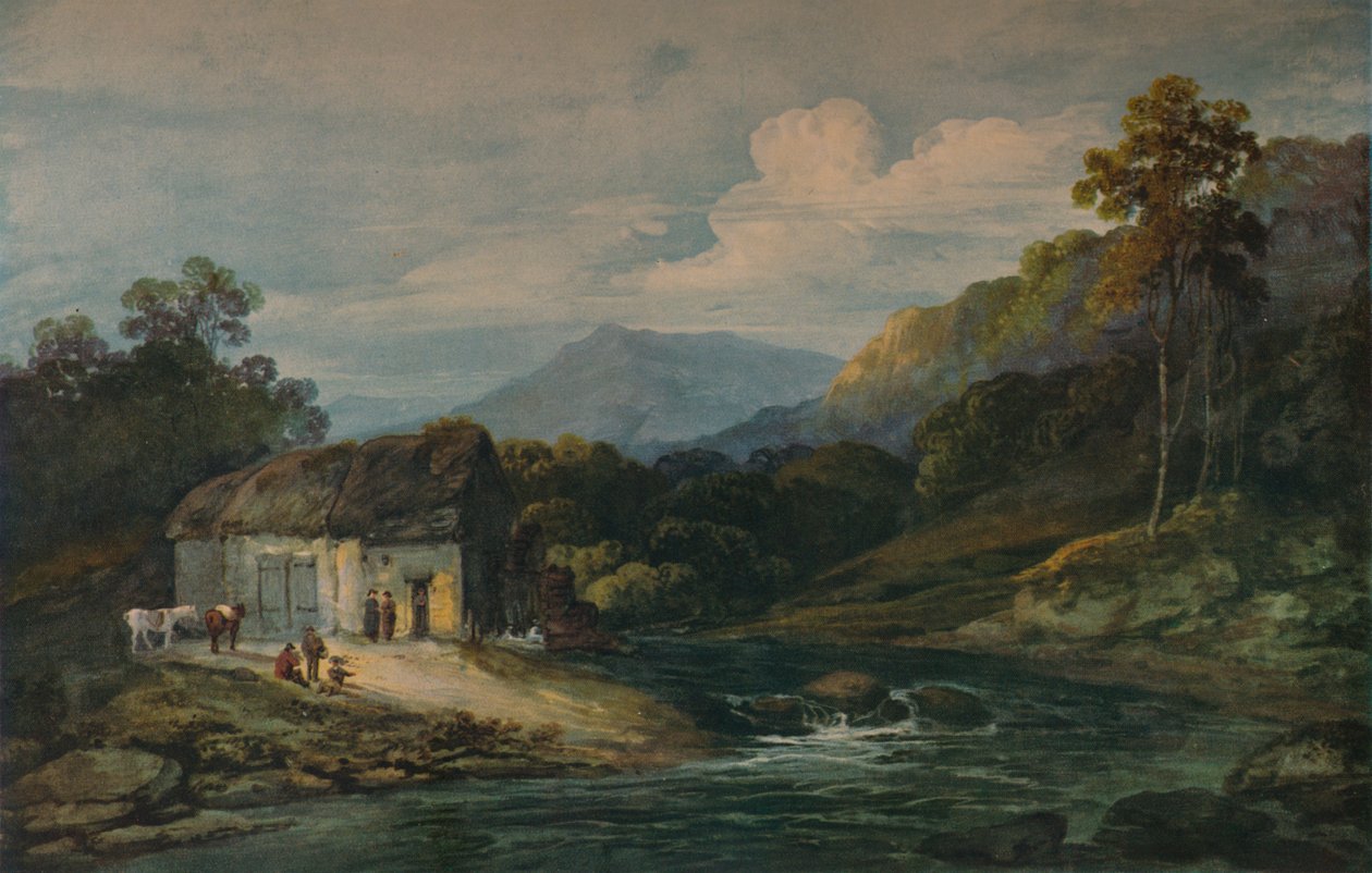 The Mill i Combe Neath, c1776 av John Laporte