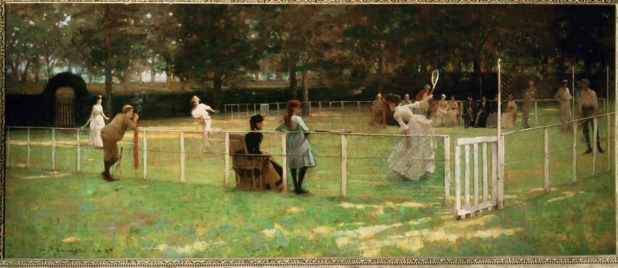 Et spill tennis (maleri på lerret) av John Lavery