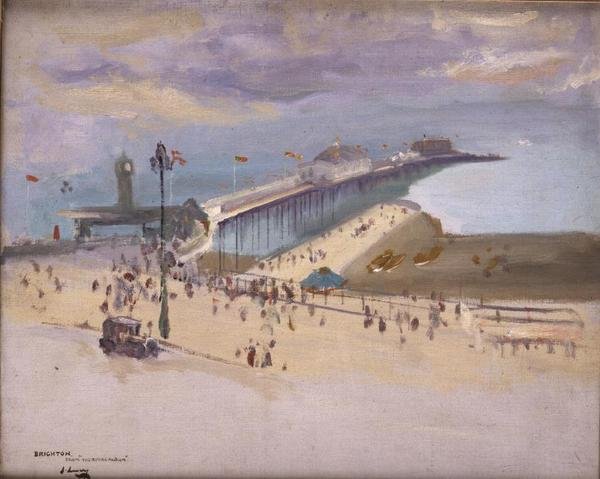 Brighton fra Royal Albion av John Lavery