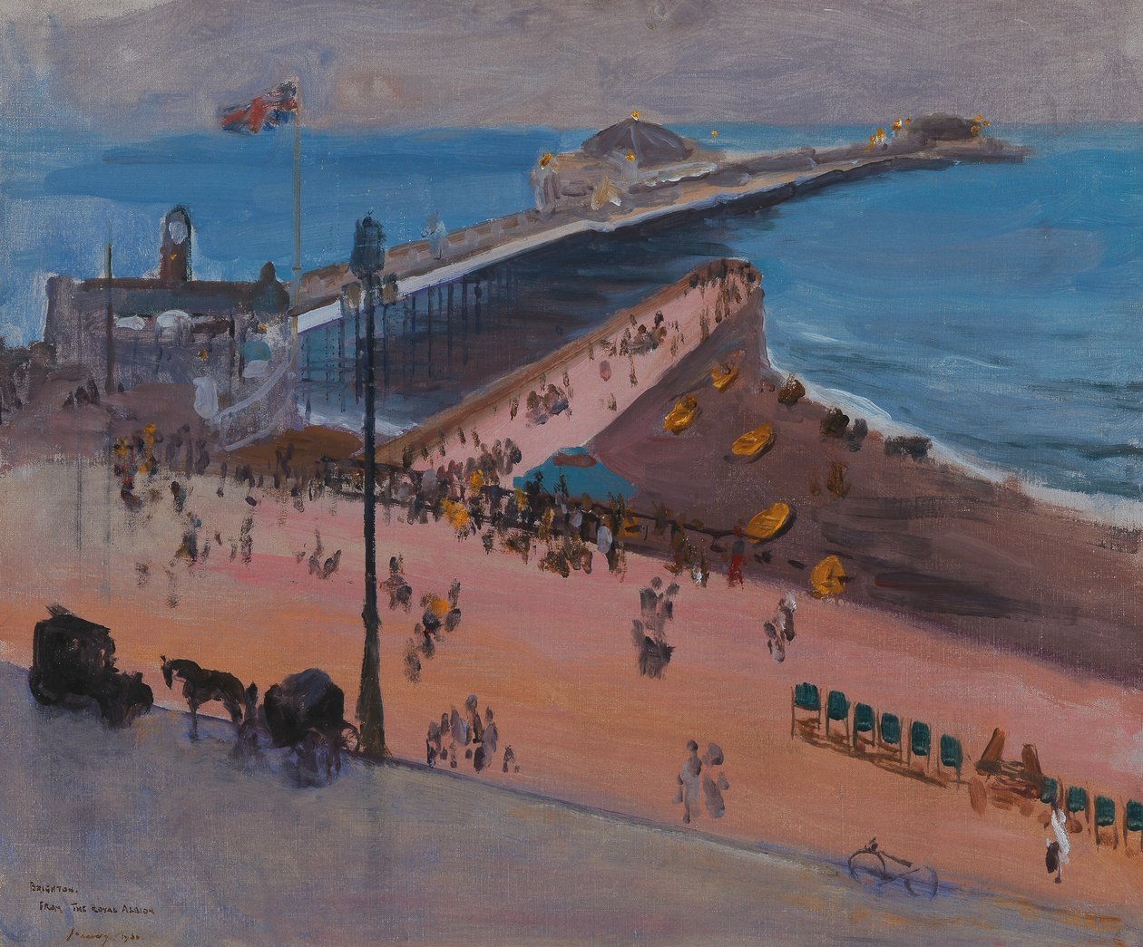 Brighton fra Royal Albion av John Lavery