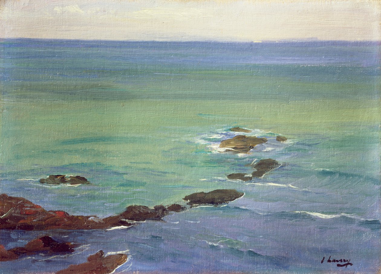 Kystscene av John Lavery