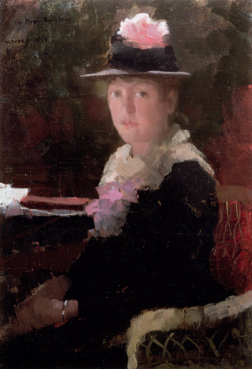 Portrett av frøken Gerda Rydberg, 1883 av John Lavery