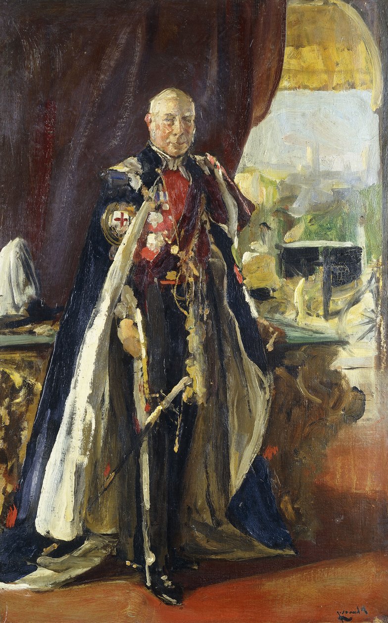 Portrett av jarlen av Lonsdale, K av John Lavery