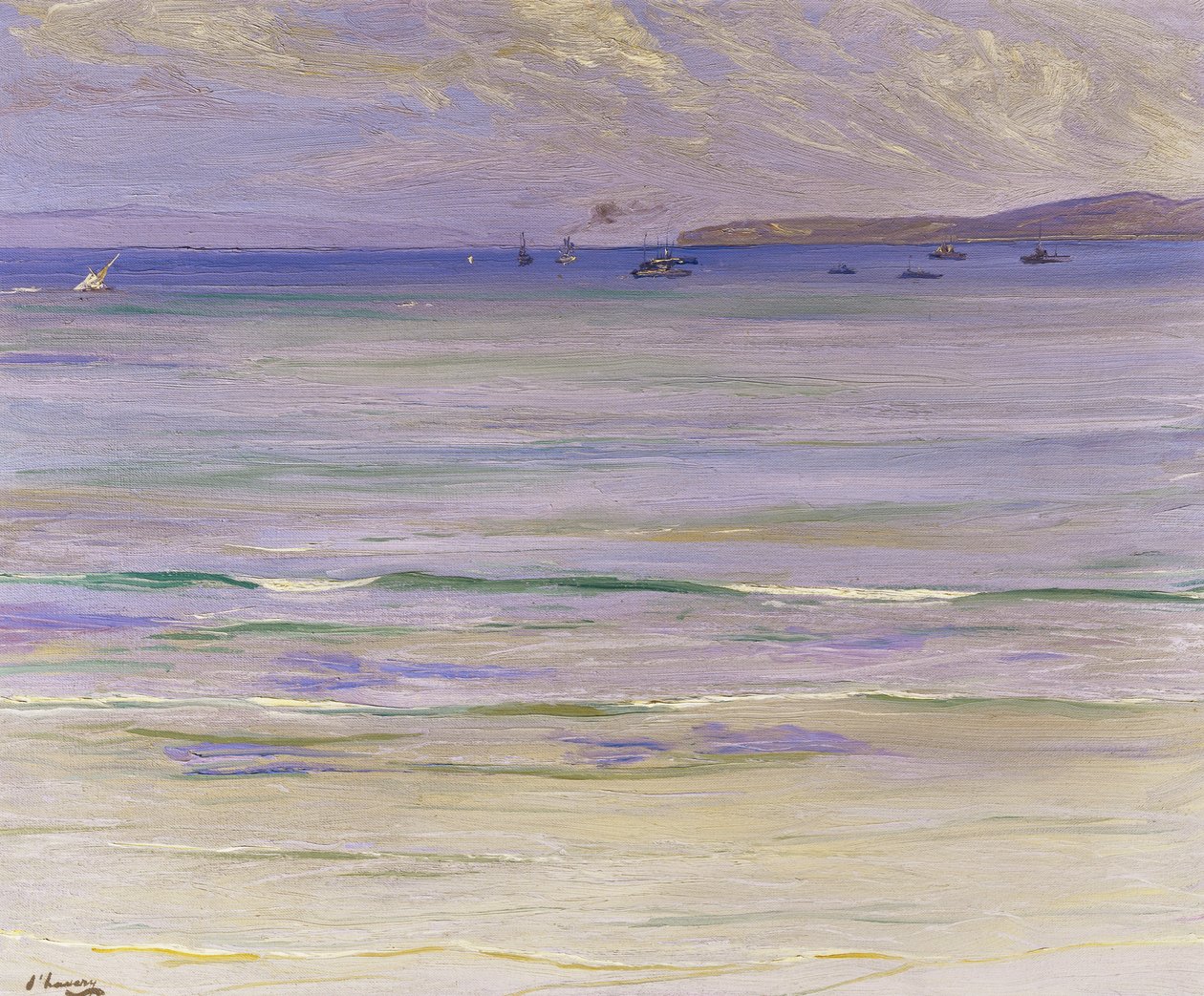 Tangier Bay av John Lavery