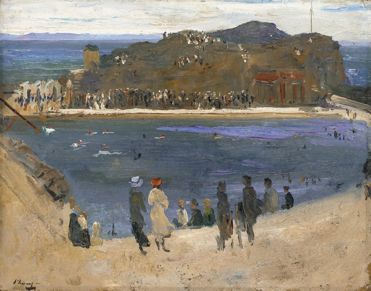 Badebassenget, North Berwick av John Lavery