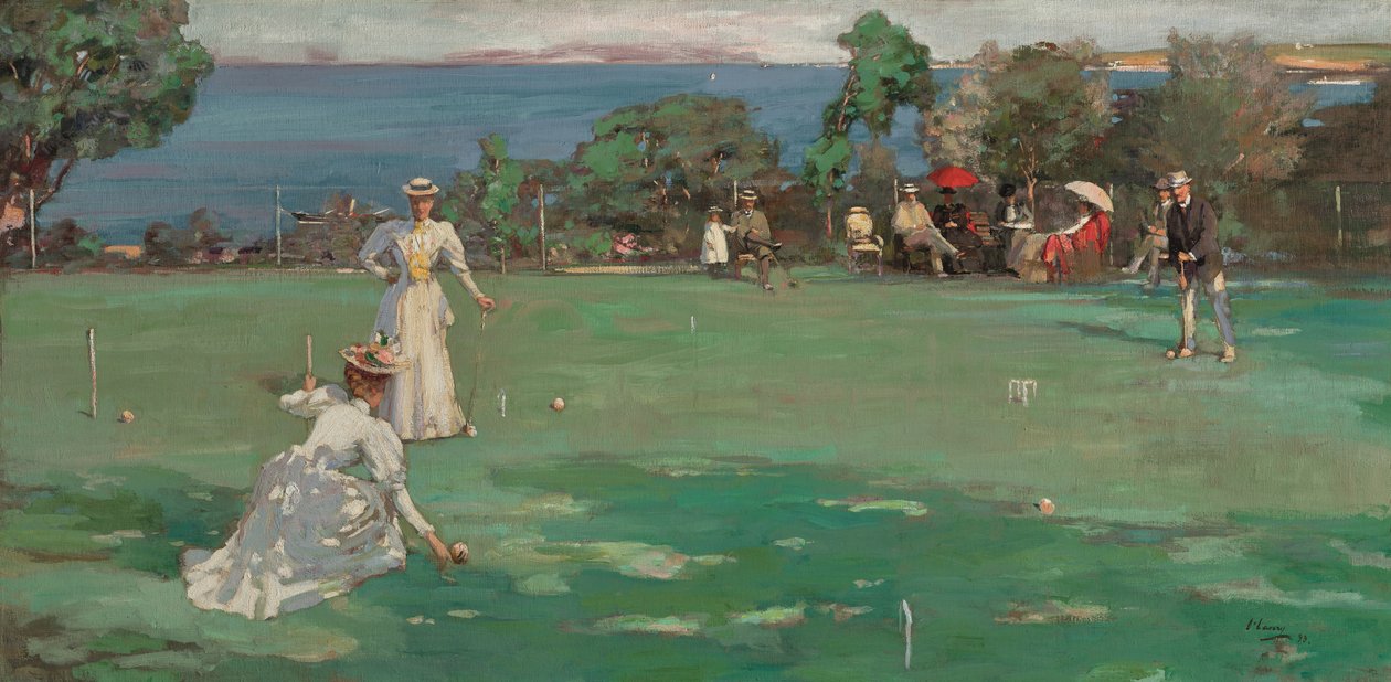Krokketfesten av John Lavery