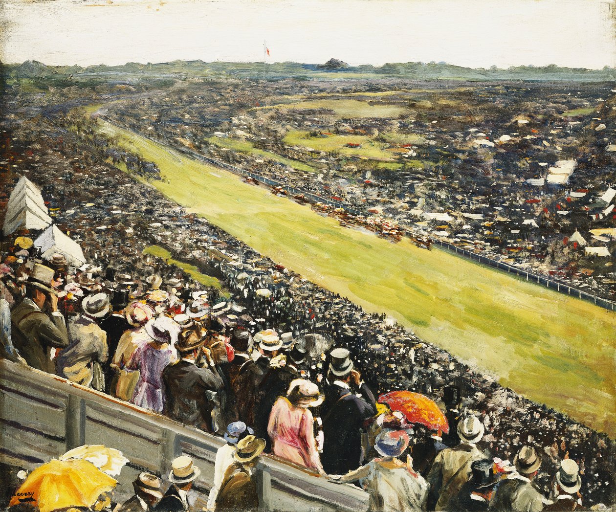 Derbyet av John Lavery