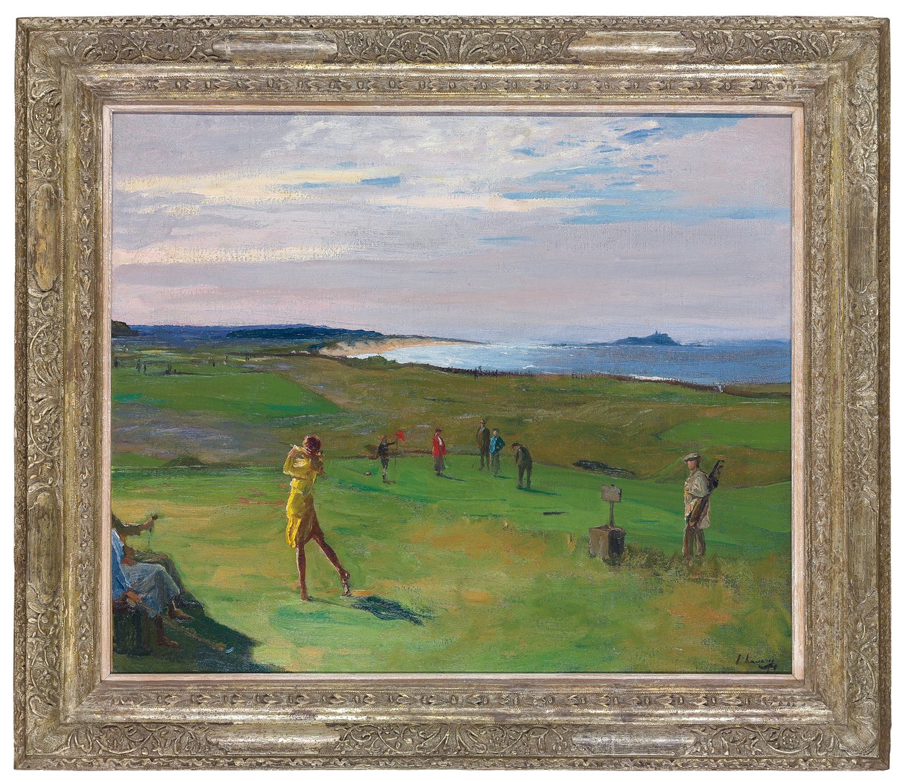 The Golf Course, North Berwick (olje på lerret) av John Lavery