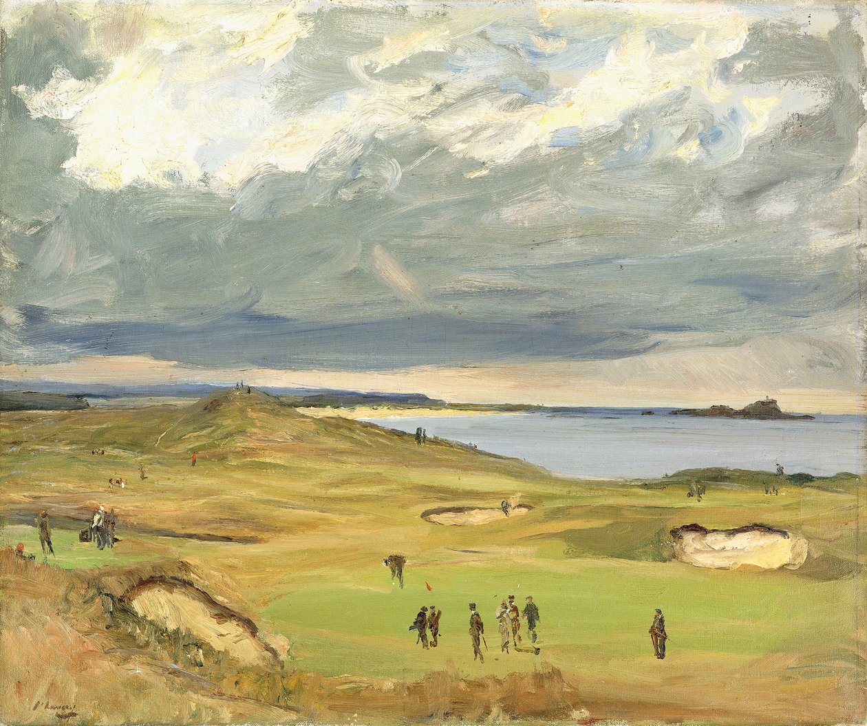 The Golf Links, North Berwick av John Lavery