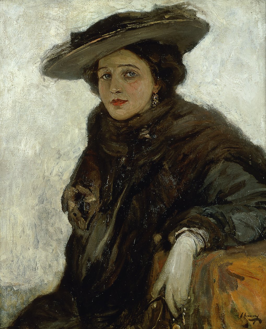 Spanskehatten eller fru Gerard Chowne av John Lavery