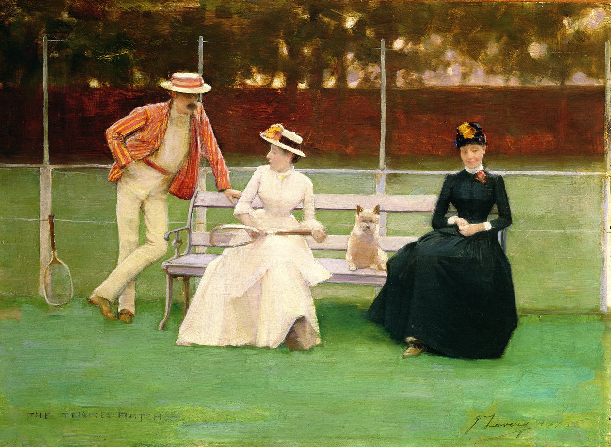 Tenniskampen av John Lavery