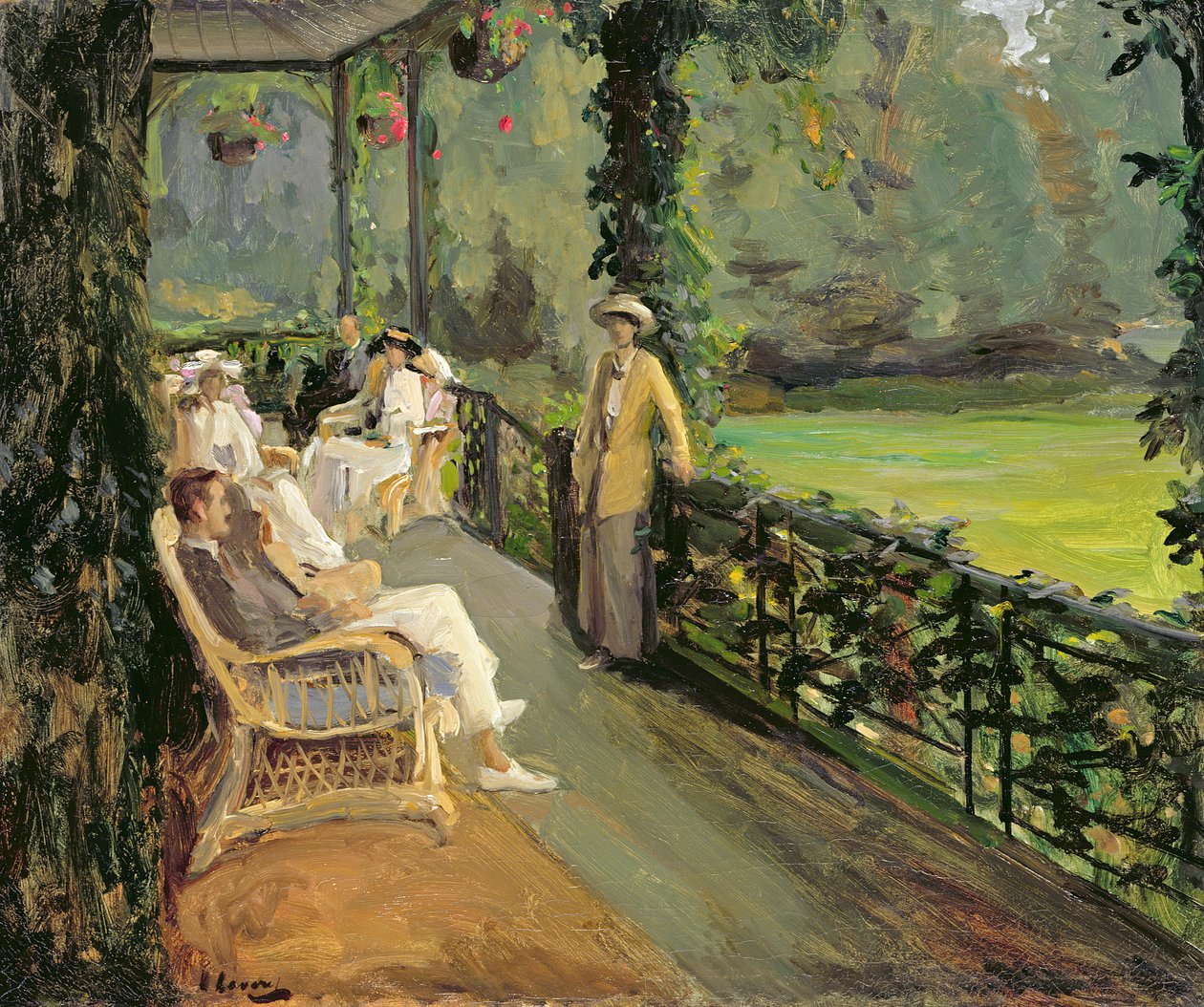 Verandaen, 1912 av John Lavery