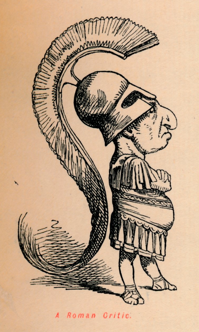 En romersk kritiker, 1852 av John Leech