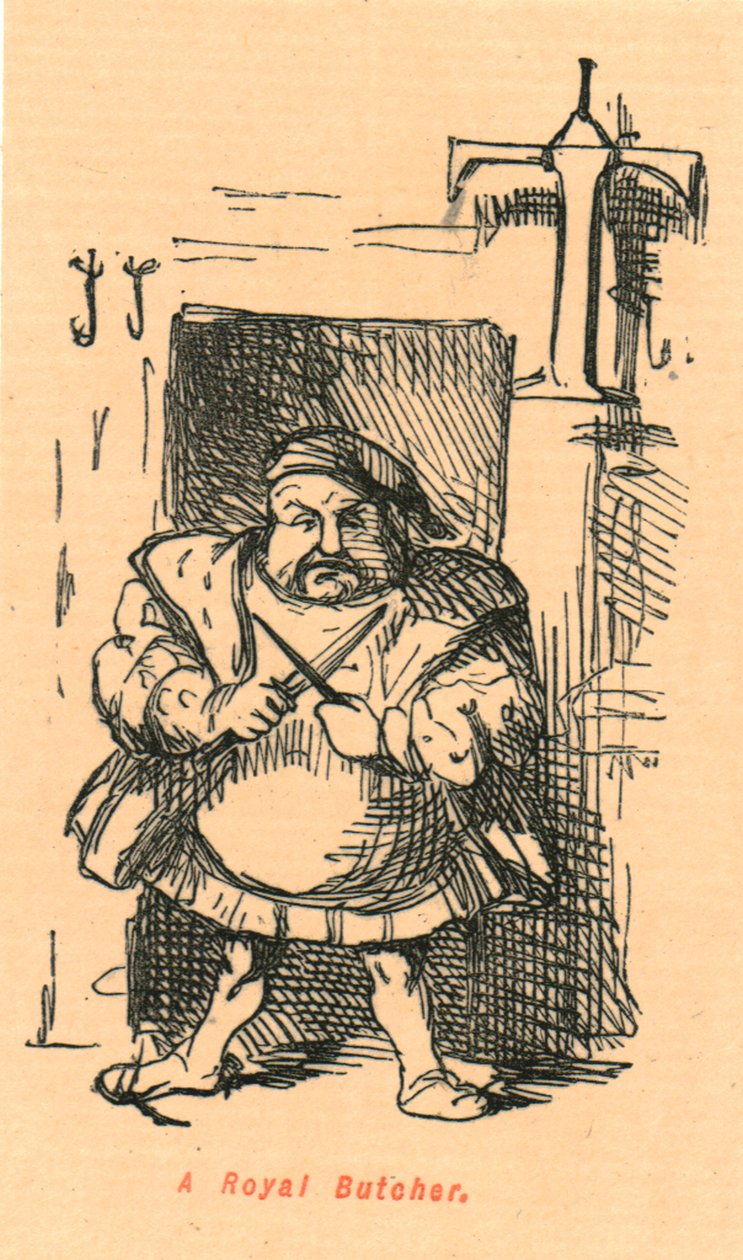 En kongelig slakter, 1897. av John Leech