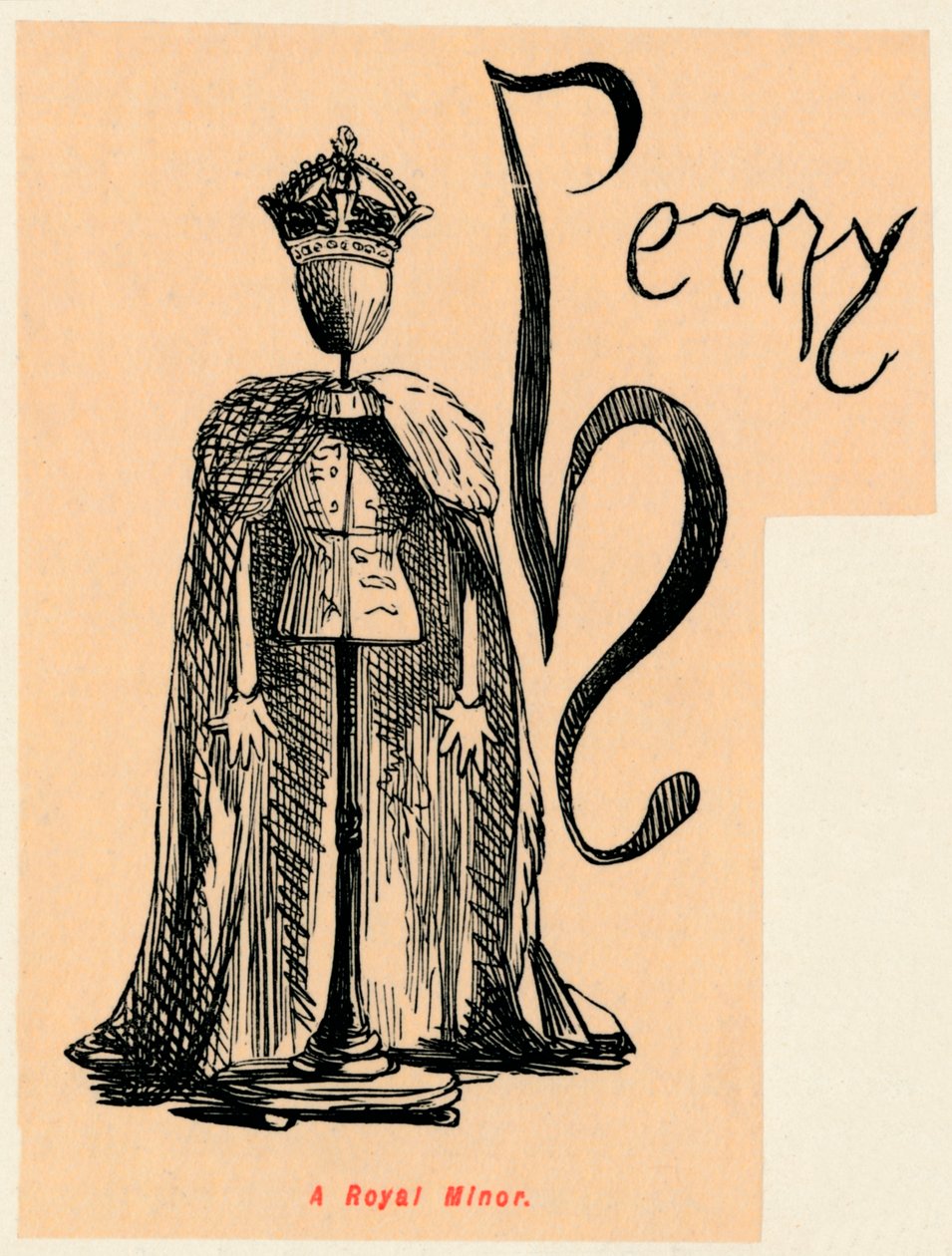A Royal Minor, c1860, c1860 av John Leech