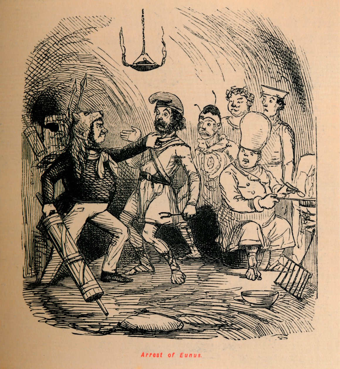 Arrestasjon av Eunus, 1852 av John Leech
