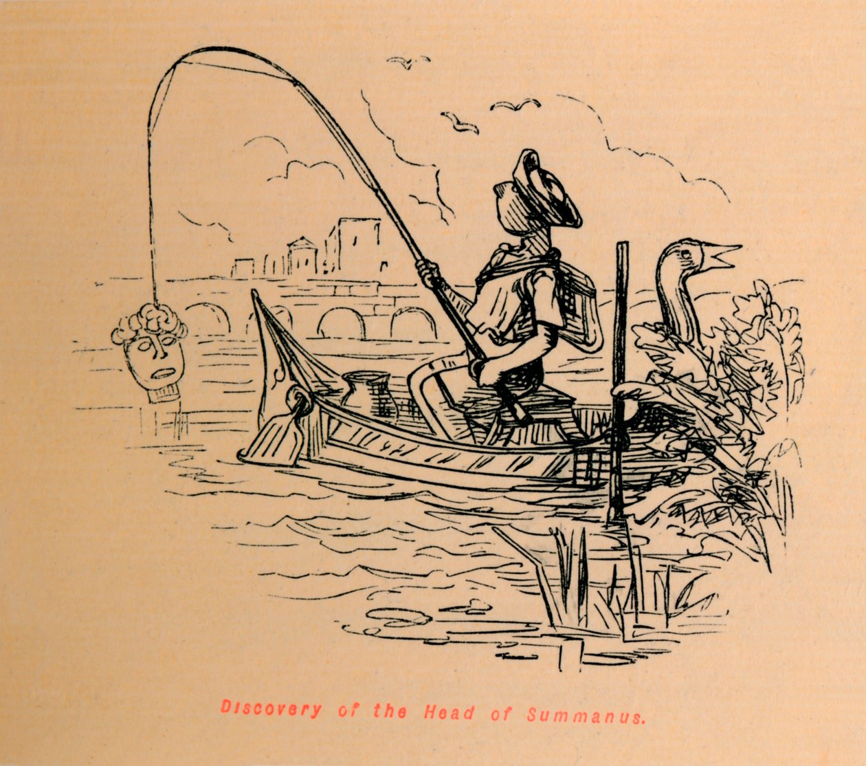 Oppdagelsen av hodet til Summanus, 1852 av John Leech
