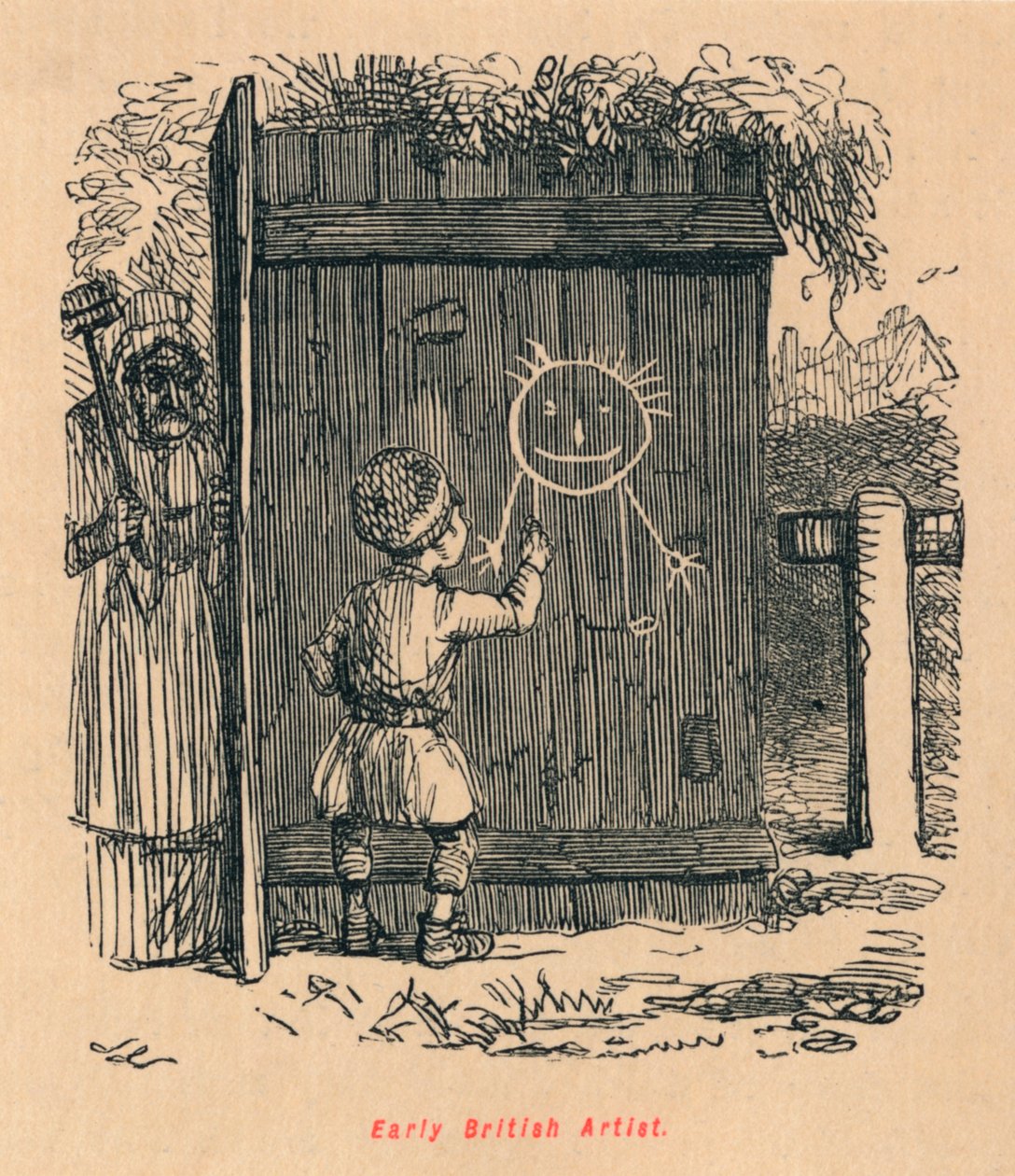 Tidlig britisk kunstner, c1860, c1860 av John Leech